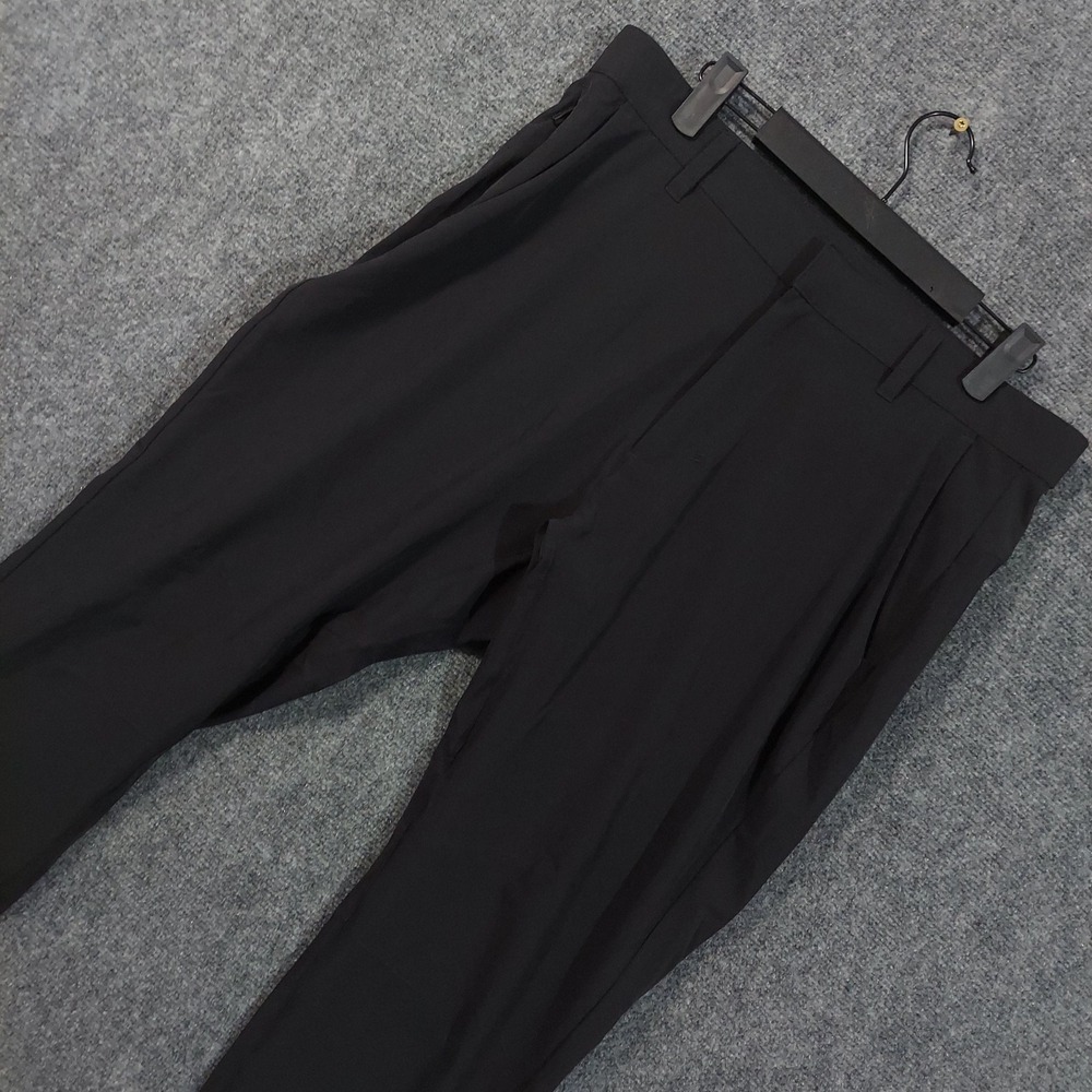Fabletlics Pants Mens‎ 32x29 Black Golf Tapered Stretch Commuter Slacks Athletic
